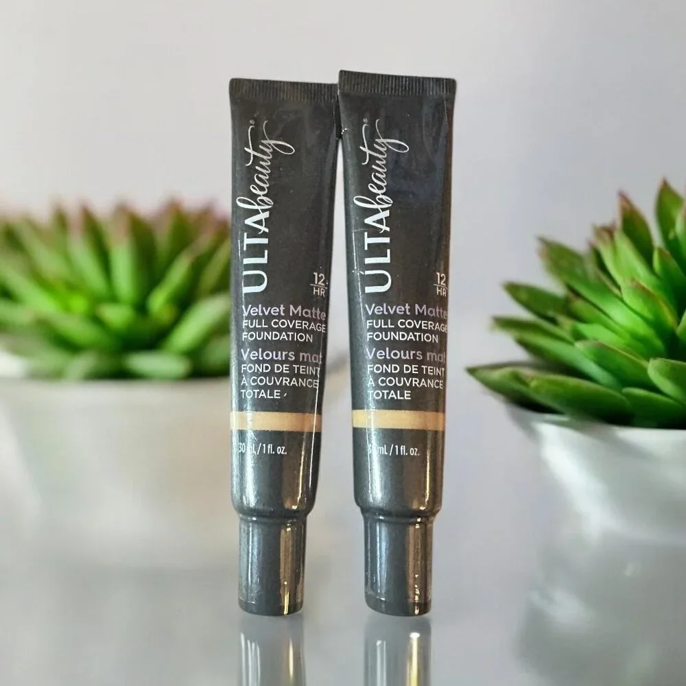 Ulta Beauty Velvet Matte‎ Full Coverage Liquid Foundation Fair to Light Warm